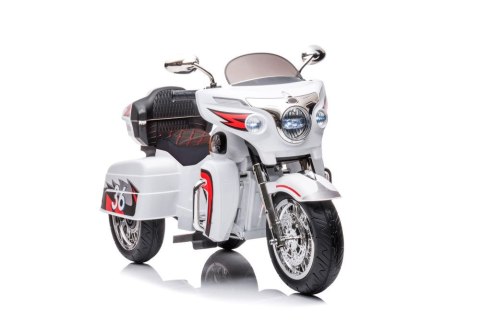 LEAN CARS Motor Na Akumulator Trójkołowy Goldwing Biały LEAN CARS Motor Na Akumulator Trójkołowy Goldwing Biały