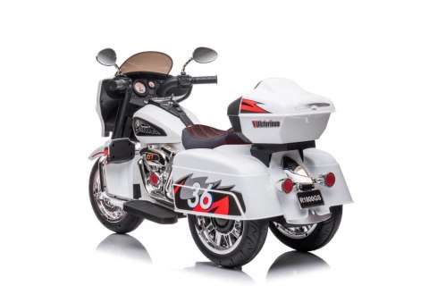 LEAN CARS Motor Na Akumulator Trójkołowy Goldwing Biały LEAN CARS Motor Na Akumulator Trójkołowy Goldwing Biały