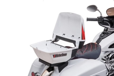 LEAN CARS Motor Na Akumulator Trójkołowy Goldwing Biały LEAN CARS Motor Na Akumulator Trójkołowy Goldwing Biały