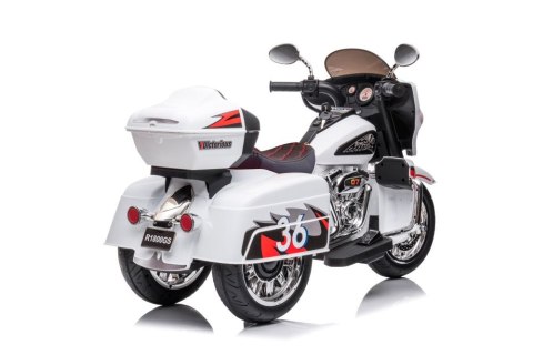 LEAN CARS Motor Na Akumulator Trójkołowy Goldwing Biały LEAN CARS Motor Na Akumulator Trójkołowy Goldwing Biały