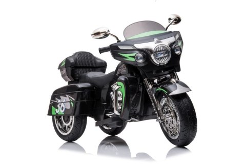 LEAN CARS Motor Na Akumulator Trójkołowy Goldwing Czarny LEAN CARS Motor Na Akumulator Trójkołowy Goldwing Czarny