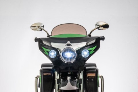 LEAN CARS Motor Na Akumulator Trójkołowy Goldwing Czarny LEAN CARS Motor Na Akumulator Trójkołowy Goldwing Czarny