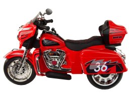LEAN CARS Motor Na Akumulator Trójkołowy Goldwing Czerwony