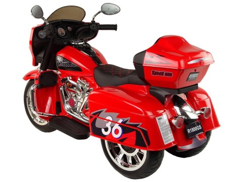 LEAN CARS Motor Na Akumulator Trójkołowy Goldwing Czerwony LEAN CARS Motor Na Akumulator Trójkołowy Goldwing Czerwony