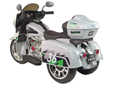 LEAN CARS Motor Na Akumulator Trójkołowy Goldwing Szary LEAN CARS Motor Na Akumulator Trójkołowy Goldwing Szary