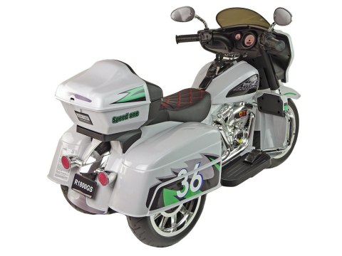 LEAN CARS Motor Na Akumulator Trójkołowy Goldwing Szary LEAN CARS Motor Na Akumulator Trójkołowy Goldwing Szary