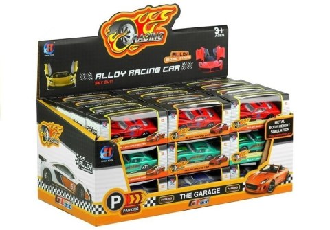 LEAN TOYS Autko Metalowe Resorak Samochodzik 6 Kolorów LEAN TOYS Autko Metalowe Resorak Samochodzik 6 Kolorów