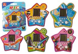 LEAN TOYS Gra Elektroniczna Kieszonkowa Tetris Fioletowy