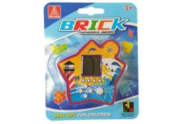 LEAN TOYS Gra Elektroniczna Kieszonkowa Tetris Fioletowy