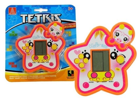 LEAN TOYS Gra Elektroniczna Tetris Gwiazdka Czerwona LEAN TOYS Gra Elektroniczna Tetris Gwiazdka Czerwona