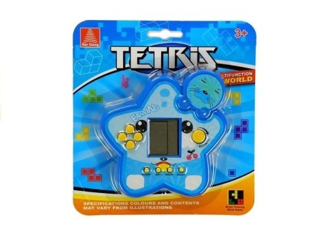 LEAN TOYS Gra Elektroniczna Tetris Gwiazdka Niebieska LEAN TOYS Gra Elektroniczna Tetris Gwiazdka Niebieska