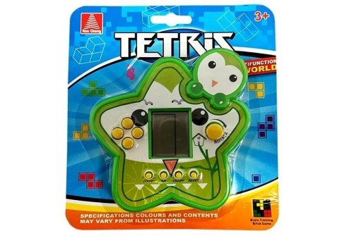 LEAN TOYS Gra Elektroniczna Tetris Gwiazdka Zielona LEAN TOYS Gra Elektroniczna Tetris Gwiazdka Zielona