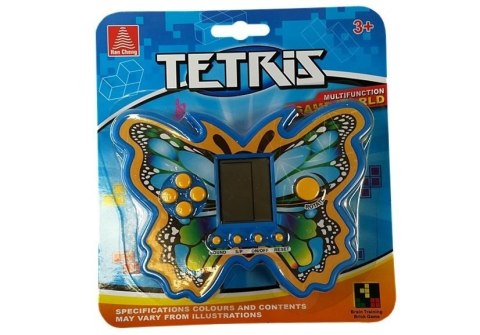 LEAN TOYS Gra Elektroniczna Tetris Motyl Niebieski LEAN TOYS Gra Elektroniczna Tetris Motyl Niebieski