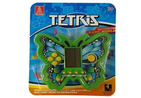 LEAN TOYS Gra Elektroniczna Tetris Motyl Zielony LEAN TOYS Gra Elektroniczna Tetris Motyl Zielony