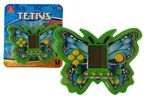 LEAN TOYS Gra Elektroniczna Tetris Motyl Zielony LEAN TOYS Gra Elektroniczna Tetris Motyl Zielony