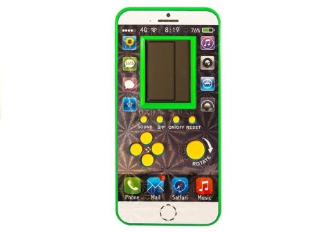 LEAN TOYS Gra elektroniczna Tetris Komórka Zielona LEAN TOYS Gra elektroniczna Tetris Komórka Zielona