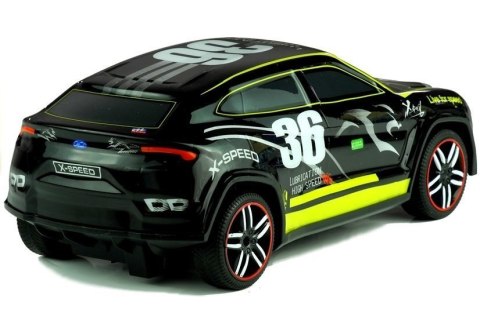 LEAN Toys Auto Zdalnie Sterowane Sportowe Pilot R/C Czarne LEAN Toys Auto Zdalnie Sterowane Sportowe Pilot R/C Czarne