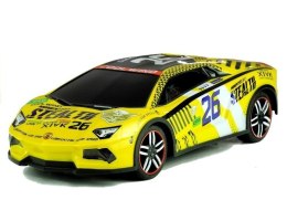 LEAN Toys Auto Zdalnie Sterowane Sportowe Pilot R/C Żółte