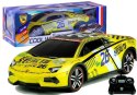 LEAN Toys Auto Zdalnie Sterowane Sportowe Pilot R/C Żółte