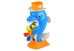 LEAN Toys Delfin Kołowrotki Zabawka Do Wanny Basenu Fontanna