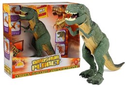 LEAN Toys Dinozaur Tyranozaur Na Baterie Zielony Chodzi