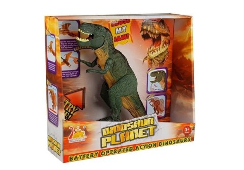 LEAN Toys Dinozaur Tyranozaur Na Baterie Zielony Chodzi LEAN Toys Dinozaur Tyranozaur Na Baterie Zielony Chodzi