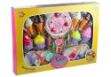 LEAN Toys Duży Zestaw Serwis Urodzinowy Tort 32 Elementy