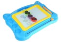 LEAN Toys Duży Znikopis Tablica Magnetyczna Stempelki 2w1