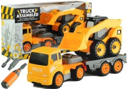 LEAN Toys Dwa Pojazdy Budowlane Do Rozkręcania Narzędzia