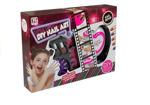 LEAN Toys Dziecięcy Zestaw Do Malowania Paznokci + Lampa LEAN Toys Dziecięcy Zestaw Do Malowania Paznokci + Lampa