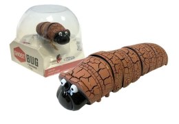 LEAN Toys Gąsienica Na Podczerwień Omija przeszkody Brązowa