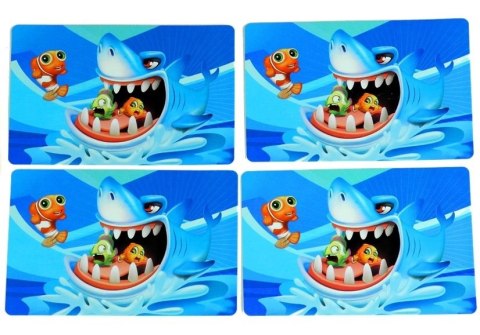 LEAN Toys Gra Crazy Shark Rekin Rybki Karty Szalony Rekin LEAN Toys Gra Crazy Shark Rekin Rybki Karty Szalony Rekin
