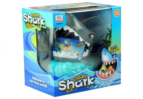 LEAN Toys Gra Crazy Shark Rekin Rybki Karty Szalony Rekin LEAN Toys Gra Crazy Shark Rekin Rybki Karty Szalony Rekin