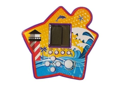 LEAN Toys Gra Elektroniczna Kieszonkowa Tetris Gwiazdka Fioletowy LEAN Toys Gra Elektroniczna Kieszonkowa Tetris Gwiazdka Fioletowy