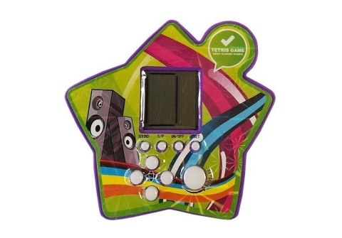LEAN Toys Gra Elektroniczna Kieszonkowa Tetris Gwiazdka Fioletowy LEAN Toys Gra Elektroniczna Kieszonkowa Tetris Gwiazdka Fioletowy
