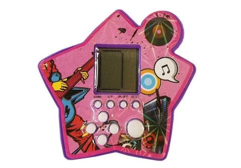 LEAN Toys Gra Elektroniczna Kieszonkowa Tetris Gwiazdka Fioletowy LEAN Toys Gra Elektroniczna Kieszonkowa Tetris Gwiazdka Fioletowy