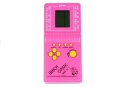 LEAN Toys Gra Elektroniczna Tetris Kieszonkowa Różowa