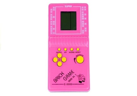 LEAN Toys Gra Elektroniczna Tetris Kieszonkowa Różowa LEAN Toys Gra Elektroniczna Tetris Kieszonkowa Różowa