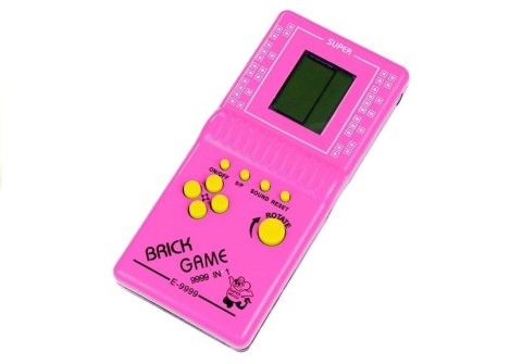 LEAN Toys Gra Elektroniczna Tetris Kieszonkowa Różowa LEAN Toys Gra Elektroniczna Tetris Kieszonkowa Różowa