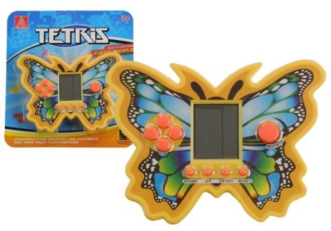 LEAN Toys Gra Elektroniczna Tetris Motyl Żółty LEAN Toys Gra Elektroniczna Tetris Motyl Żółty