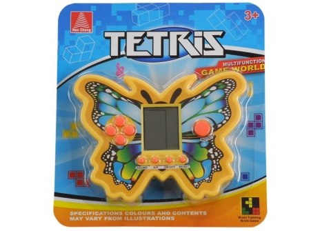 LEAN Toys Gra Elektroniczna Tetris Motyl Żółty LEAN Toys Gra Elektroniczna Tetris Motyl Żółty