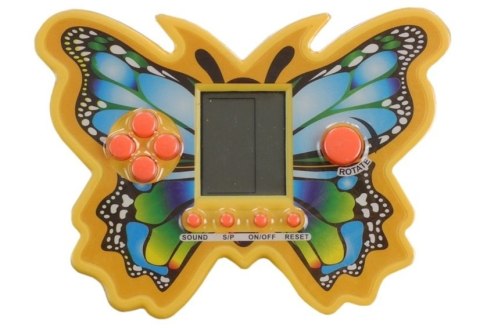 LEAN Toys Gra Elektroniczna Tetris Motyl Żółty LEAN Toys Gra Elektroniczna Tetris Motyl Żółty