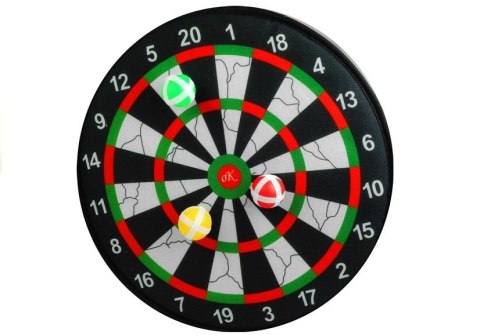 LEAN Toys Gra Na Rzepy Tarcza Rzutki Kuleczki Darts Rzutki LEAN Toys Gra Na Rzepy Tarcza Rzutki Kuleczki Darts Rzutki