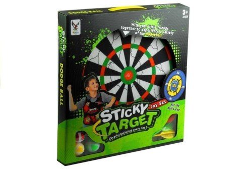LEAN Toys Gra Na Rzepy Tarcza Rzutki Kuleczki Darts Rzutki LEAN Toys Gra Na Rzepy Tarcza Rzutki Kuleczki Darts Rzutki