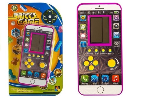 LEAN Toys Gra elektroniczna Tetris Komórka Różowa LEAN Toys Gra elektroniczna Tetris Komórka Różowa
