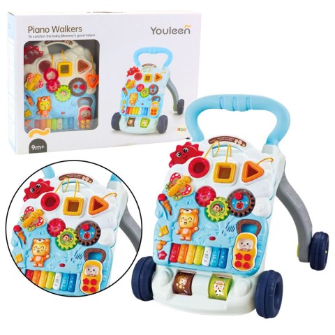 LEAN Toys Interaktywny Chodzik Pchacz Panel Świeci Gra LEAN Toys Interaktywny Chodzik Pchacz Panel Świeci Gra