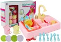 LEAN Toys Kolorowy Zlewozmywak Zlew z Wodą + Akcesoria