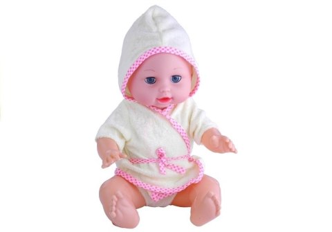 LEAN Toys Lalka Bobas W Szlafroku Butelka Nocnik Pampers Gra LEAN Toys Lalka Bobas W Szlafroku Butelka Nocnik Pampers Gra