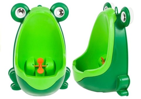 LEAN Toys Mini Pisuar Żabka Na Przyssawki Chłopięcy Zielony LEAN Toys Mini Pisuar Żabka Na Przyssawki Chłopięcy Zielony