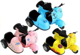 LEAN Toys Modele Motorek 3 Kolory Jeździ Świeci Gra 1:14